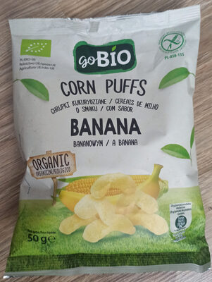 Chrupki Kukurydziane o Smaku Bananowym Go Bio