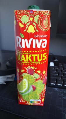 Napój o smaku Kaktus - Jabłko - Limonka Riviva