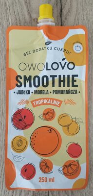 Smoothie tropikalne Jabłko Morela Pomarańcza Owolovo