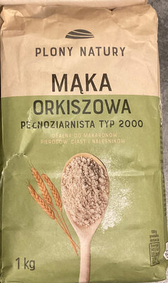 Mąka orkiszowa pełnoziarnista typ 2000 Plony natury