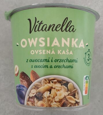 Owsianka z owocami i orzechami Vitanella