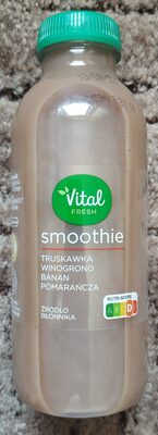 Vital Fresh smoothie truskawka winogrono banan pomarańcza