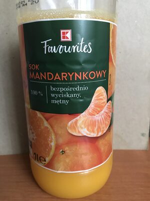 Sok mandarynkowy 100% K-Favourites