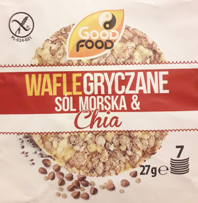 Wafle gryczane sól morska & chia Good Food