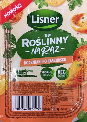 Roślinny na raz - boczniaki po kaszubsku Lisner