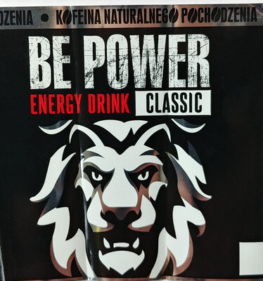 Gazowany napój energetyzujący z tauryną i naturalną kofeiną. Be Power