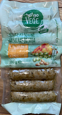 Kiełbaski sojowe w przyprawie curry Go Vege