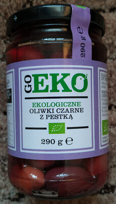 Ekologiczne oliwki czarne z pestką Go Eko