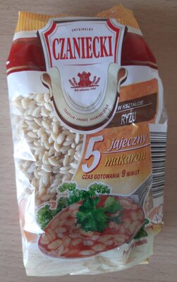 Makaron 5-jajeczny w kształcie ryżu Czaniecki