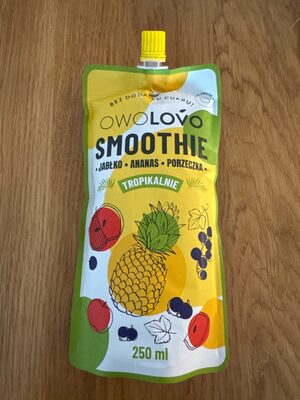 Smoothie tropikalne Jabłko Ananas Porzeczka Owolovo