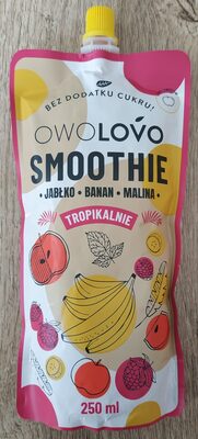 Smoothie jabłko, banan, malina Owolovo