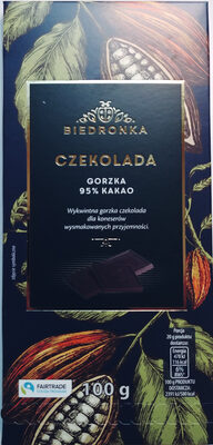 Czekolada gorzka 95% kakao Biedronka
