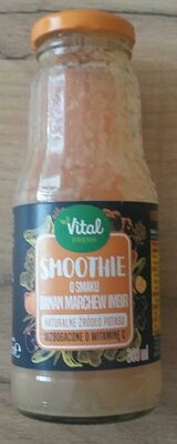 Smoothie o smaku banana marchew imbir Vital Fresh