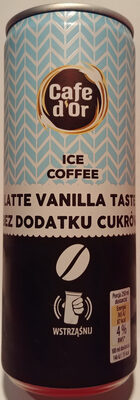 Napój mleczno-kawowy o smaku waniliowego latte. Cafe d'Or