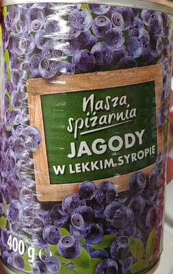 Jagody w lekkim syropie Nasza Spiżarnia