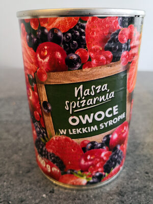 Mieszanka owoców w lekkim syropie Nasza spiżarnia