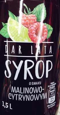 Syrop o smaku malinowo-cytrynowym Excellence