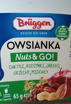 Płatki owsiane z suszonymi owocami i orzechami Brüggen