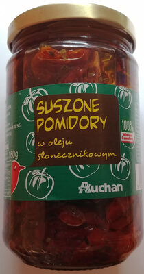 Suszone pomidory w oleju słonecznikowym Auchan