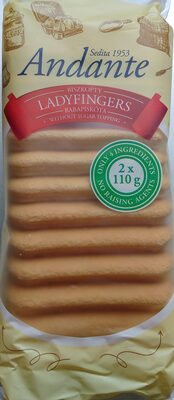 Biszkopty typu Ladyfingers Andante