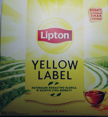 Herbata czarna z naturalnym aromatem Lipton
