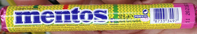 Kwaśne cukierki do żucia o smaku limonkowym, jabłkowym i truskawkowym Mentos