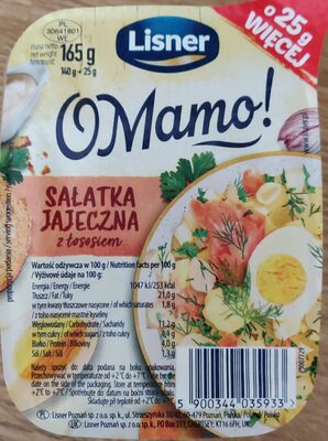O Mamo! Sałatka jajeczna z łososiem Lisner