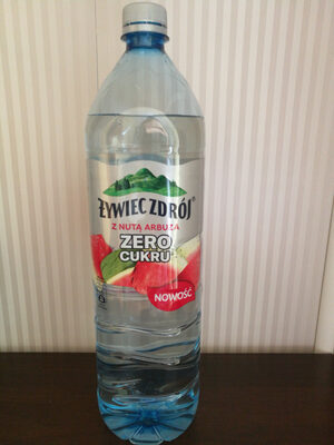 Żywiec Zdrój z Nutą, zero cukru. Napój niegazowany o smaku arbuza