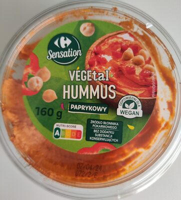 Vegetal Hummus - paprykowy Sensation