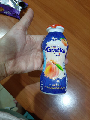 Gratka o smaku brzoskwiniowym Danone