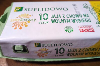 Jaja z chowu na wolnym wybiegu Suflidowo