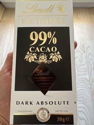 Czekolada 99% Dark Absolute Lindt Excellence