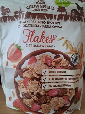 Flakes z truskawkami Lidl