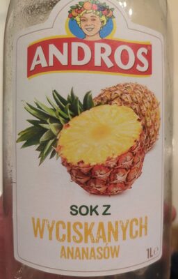 Sok z wyciskanych ananasów Andros