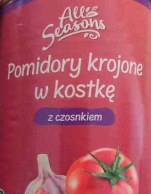 Pomidory krojone w kostkę z czosnkiem All Seasons