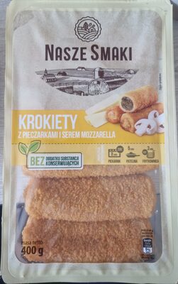 Krokiety z pieczarkami i serem mozzarella Nasze Smaki