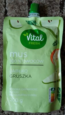 Mus 100% owoców jabłko gruszka Vital Fresh