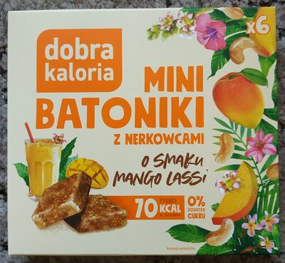 Mini batoniki z nerkowcami Dobra kaloria