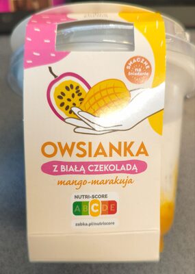 Owsianka z białą czekoladą mango-marakuja dobra karma