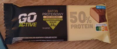 Baton Proteinowy Smak Waniliowy 50% Go active