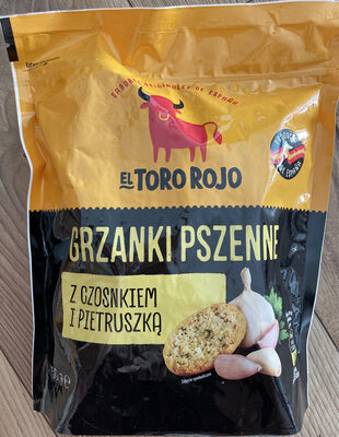 Grzanki pszenne z czosnkiem i pietruszką El Toro Rojo