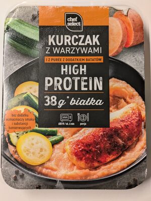 Kurczak Z Warzywami I Z Puree Z Dodatkiem Batatów Chef Select
