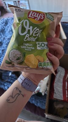 Oven Baked Yoghurt with herbs flavoured Lay's