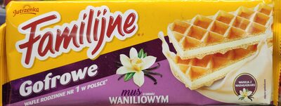 Gofrowe waniliowym Jutrzenka