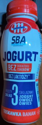 SBA jogurt pitny bez laktozy truskawka-banan Mlekovita