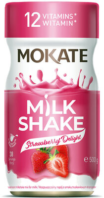 Strawberry Delight Milkshake Mokate