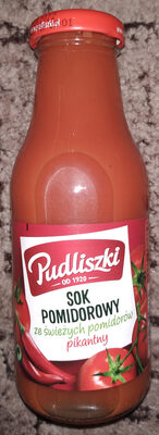 Sok pomidorowy ze świeżych pomidorów pikantny Pudliszki