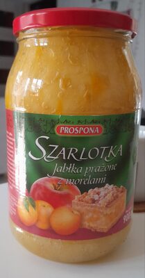 Szarlotka jabłka prażone z morelami prospona