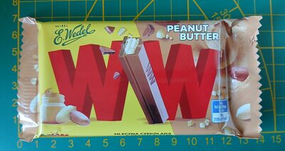 Ww mleczna czekolada & penut butter Wedel