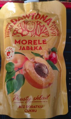 Mus owocowy tylko jabłka i morele Dawtona